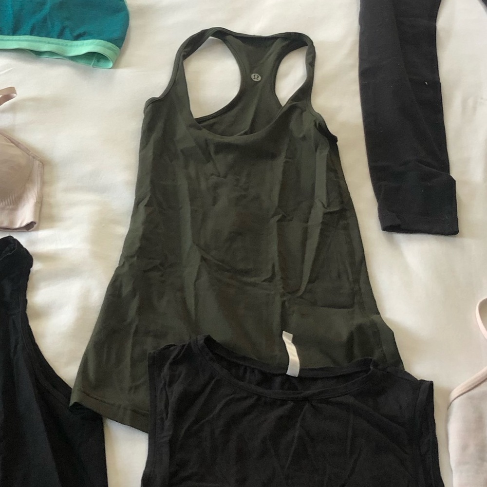 Lululemon Green Forest Racerback- size 4